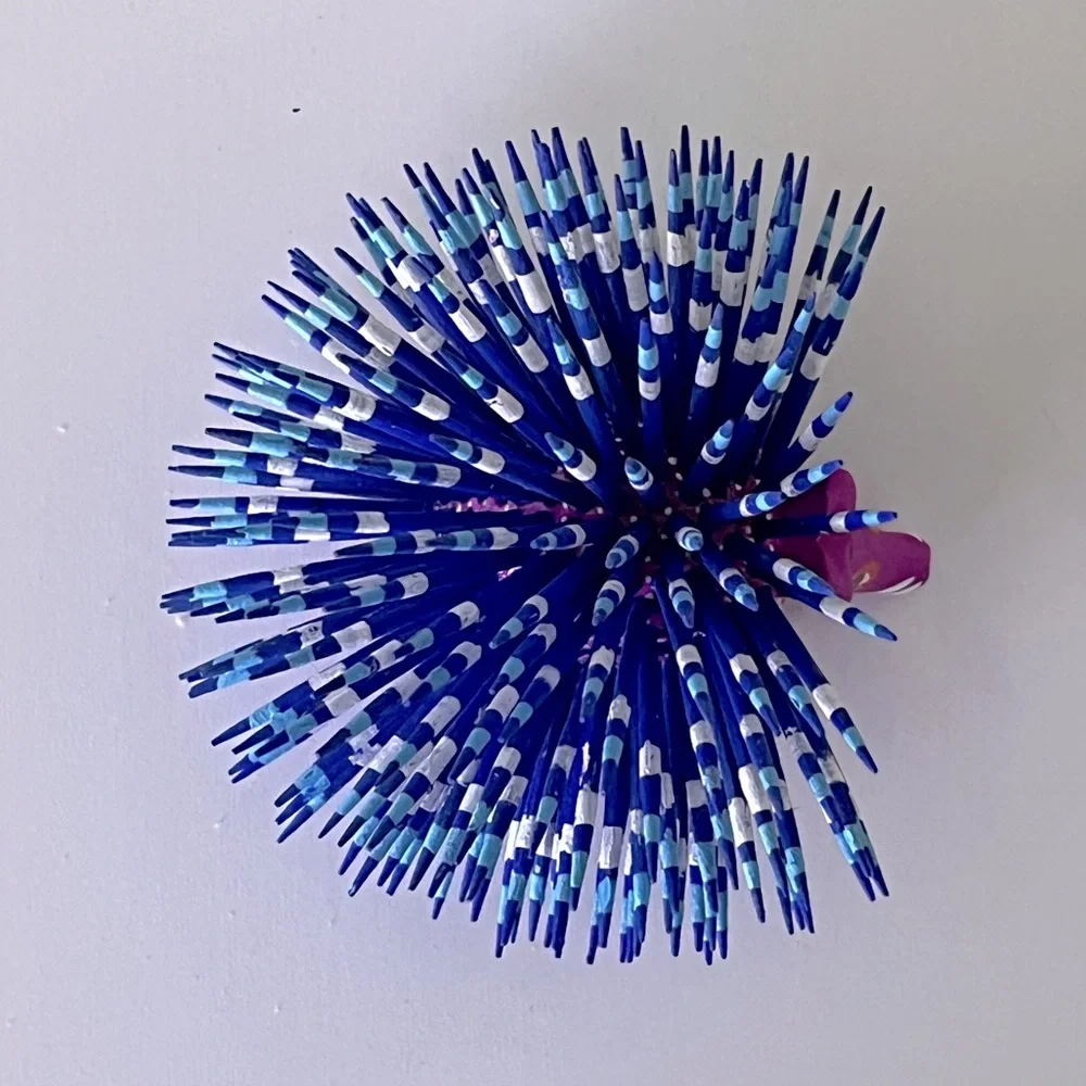 Mexican folk porcupine figurine - Picture 4 of 6